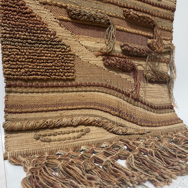 WALL HANGING, 1970s Brown Beige